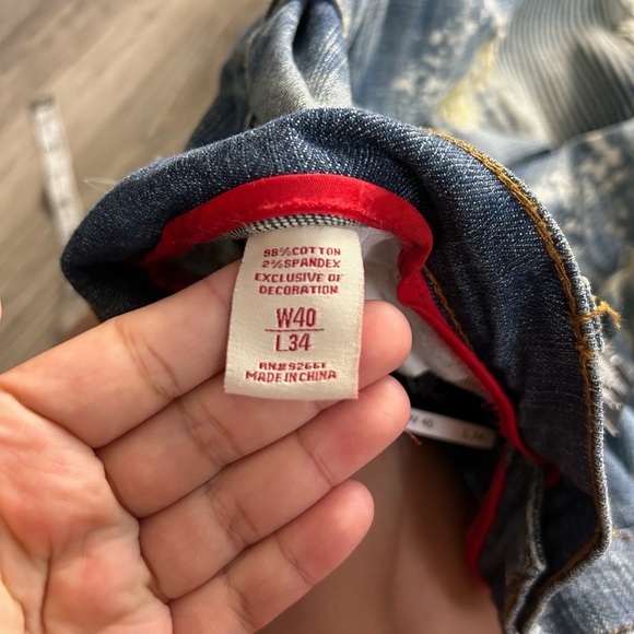 The Heritage by America Distressed Jeans - Picture 6 of 8